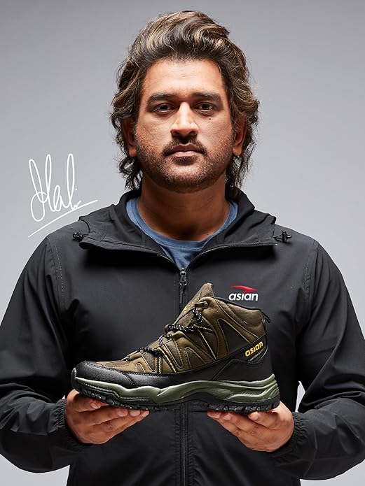 ASIAN Men’s Everest-21 Sports Trekking & Hiking,Walking Hi-Neck Shoes with Rubber Outsole & Memory Foam Insole Lace-Up Shoes for Men’s & Boy’s