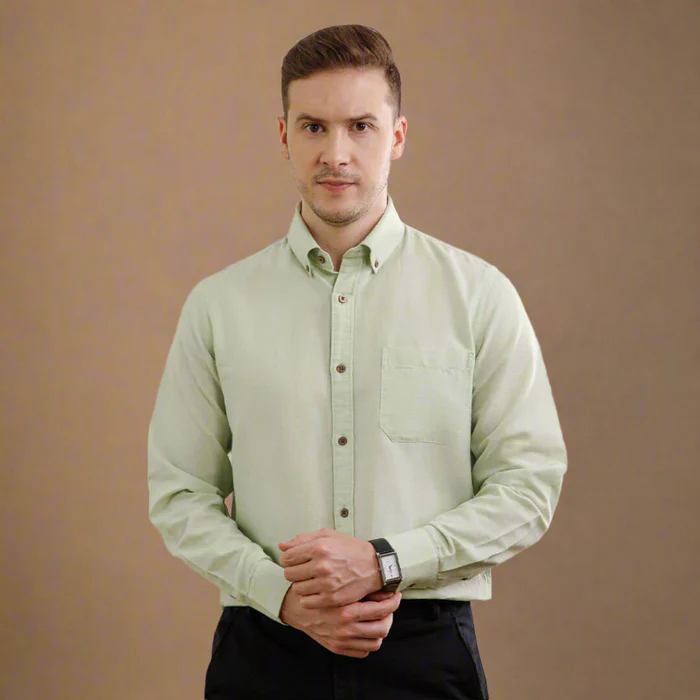 Breeze Linen Full Sleeves Shirt In Ivory